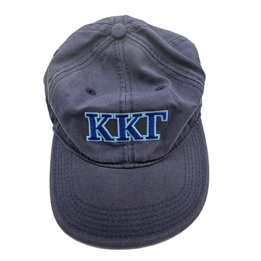 Casa Rojo ΚΚΓ Sorority Hat OSFA Navy Blue Greek Life Dad Cap Kappa Kappa Gamma